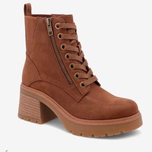 MIA Women's Idalia Lug-Sole Lace-Up Combat Booties